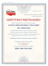 Certyfikat Rzetelności KRD